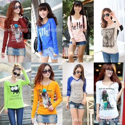 【自主品牌秋季網(wǎng)絡(luò)爆款地攤趕集女裝長袖t恤廣州尾貨1元2元服裝廠家直銷批女裝長袖T恤】深圳市龍華新區(qū)衫來衫往服飾批發(fā)商行 - 產(chǎn)品庫